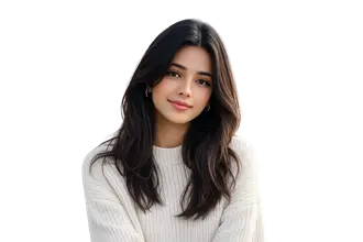 Portrait after background removal